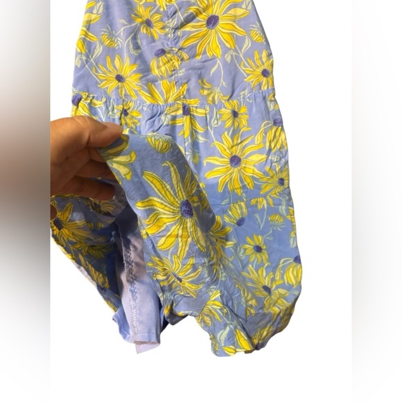 Tommy Bahama Blue and Yellow Floral Romper - Picture 3 of 5